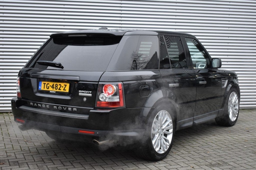 Land rover RANGE ROVER SPORT 5.0 V8 SUPERCHARGED AUTOBIOGRAP, Auto's, Land Rover, 8 cilinders, Zwart, Bedrijf, USB