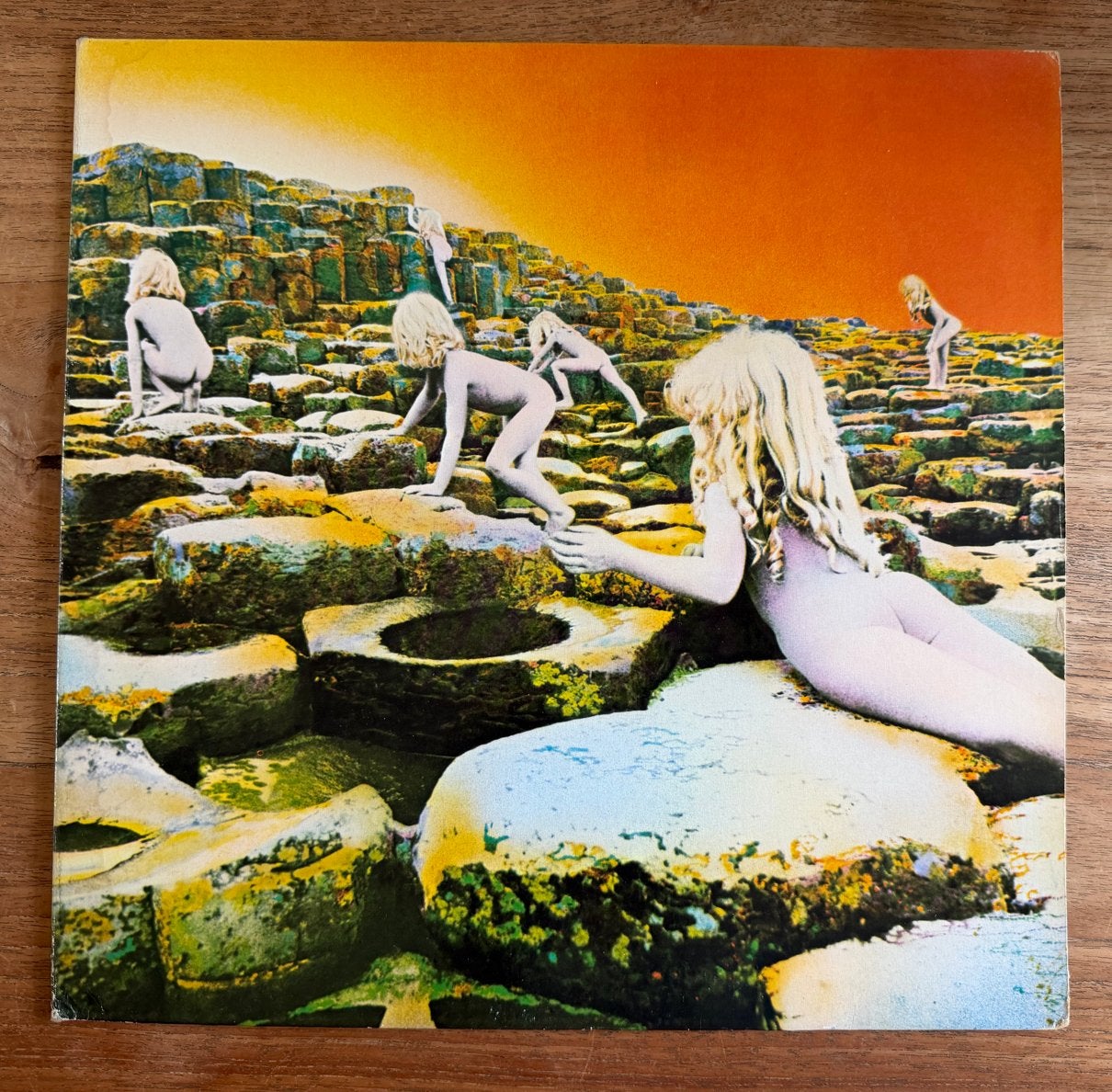 Led Zeppelin - Houses of the Holy LP (1973), Cd's en Dvd's, Vinyl | Pop, LP, Rock, Gebruikt, Originele persing