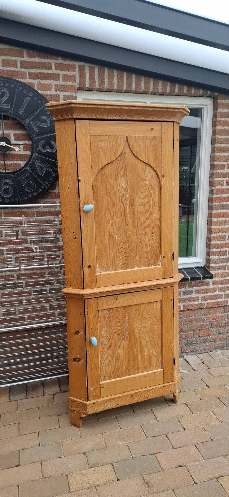 antieke hoekkast, Antiek en Kunst, Antiek | Meubels | Kasten, Ophalen