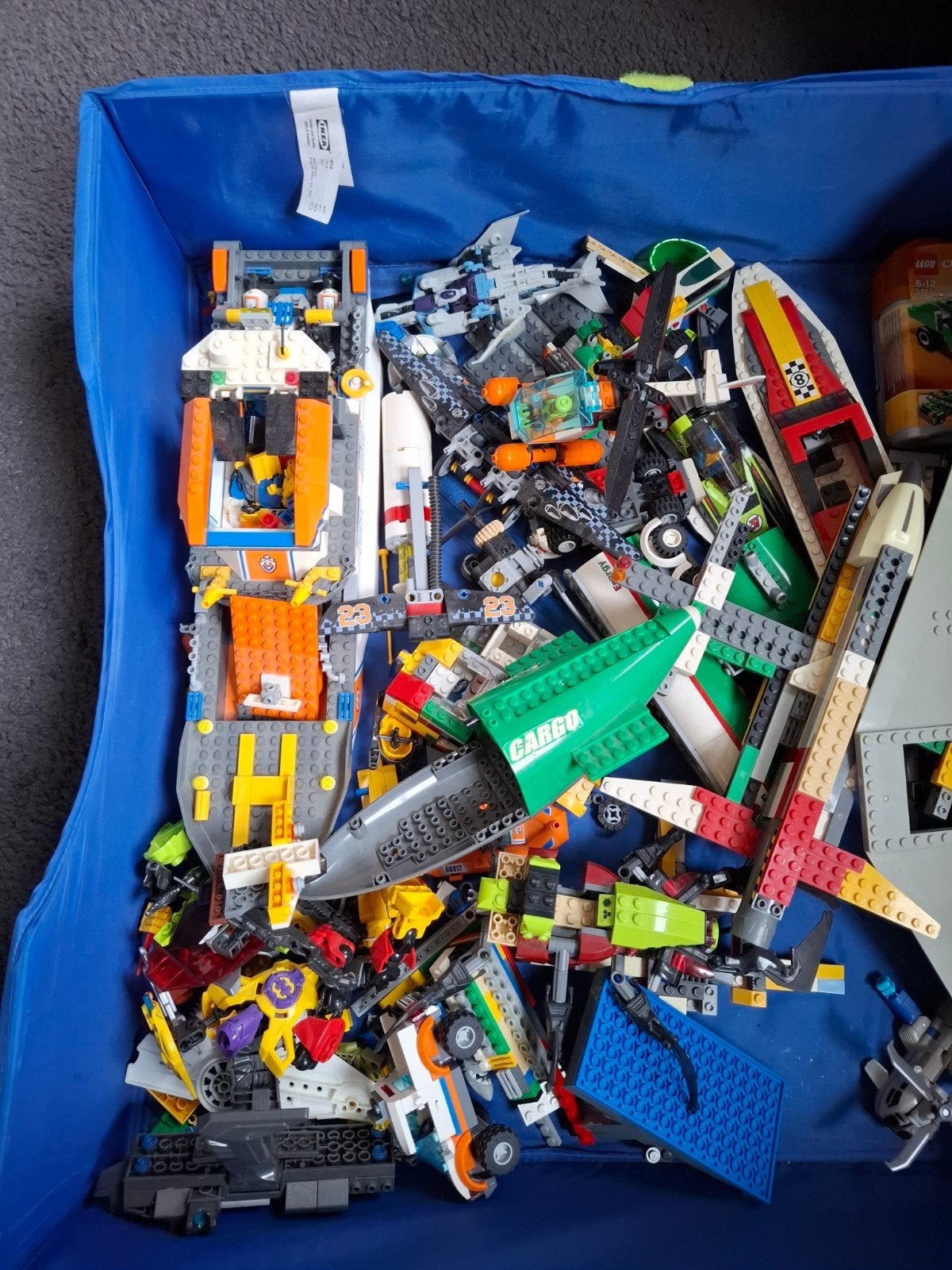 partij diverse LEGO sets en losse stenen, Lego, Ophalen of Verzenden, Losse stenen, Inclusief minifiguren