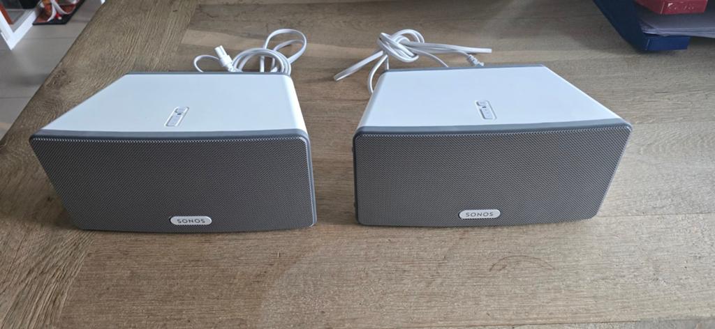 Sonos Play 3 - Stereo set - S2, Audio, Tv en Foto, Luidsprekers, Ophalen of Verzenden, Zo goed als nieuw, Sonos, 120 watt of meer
