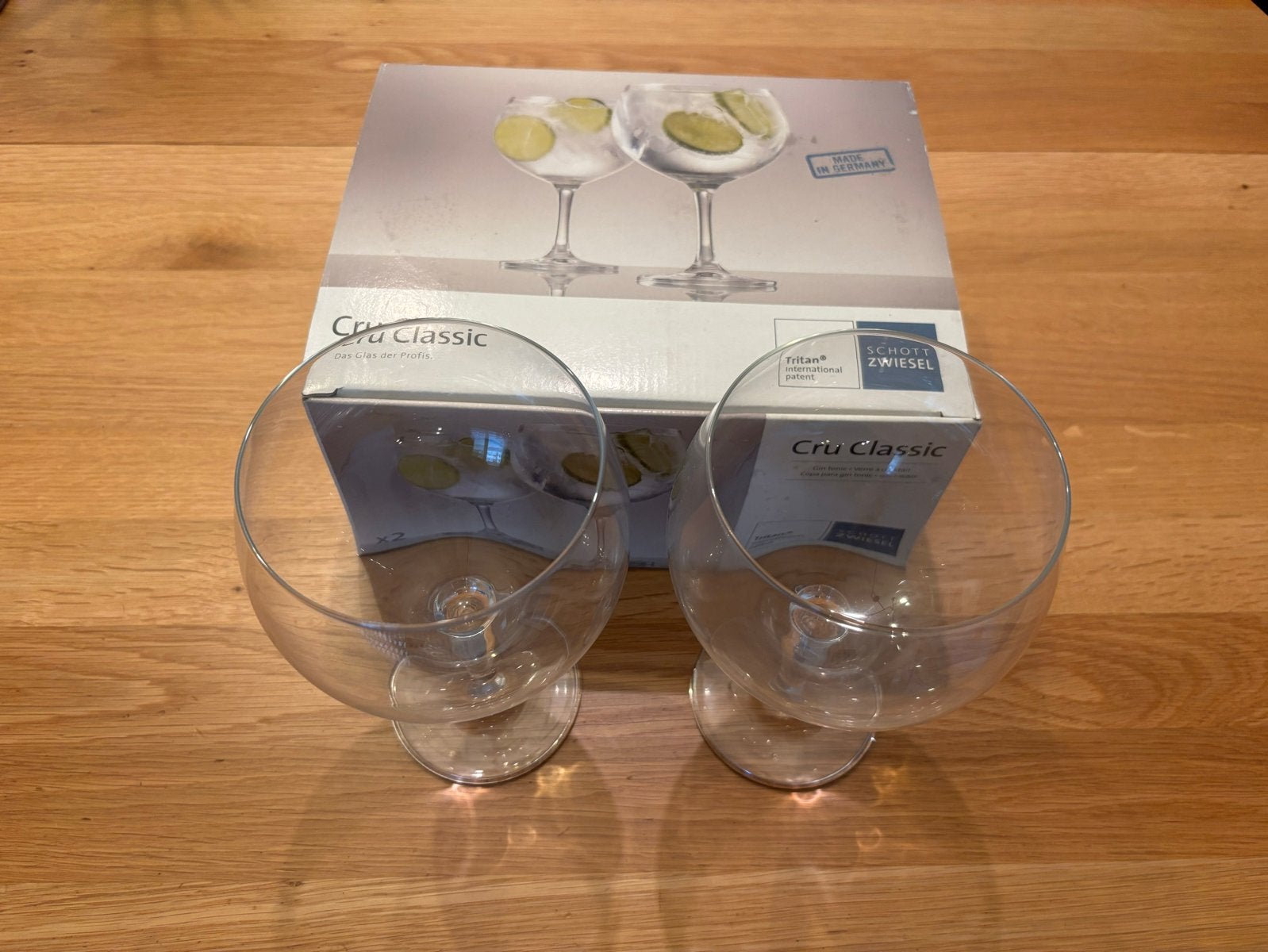 Schott Zwiesel Cru Classic Gin Tonic Glazen (2 stuks), Ophalen, Nieuw, Overige merken, Glas