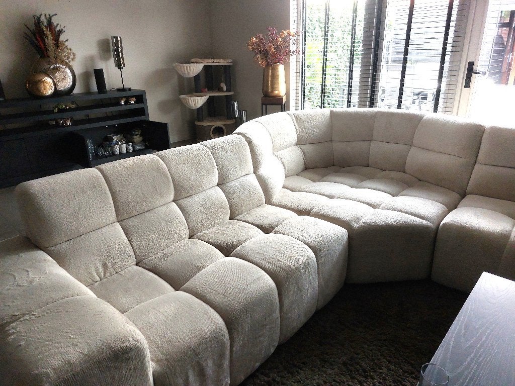 Cantonada hoekbank element XL rond, Ophalen, Zo goed als nieuw, Stof
