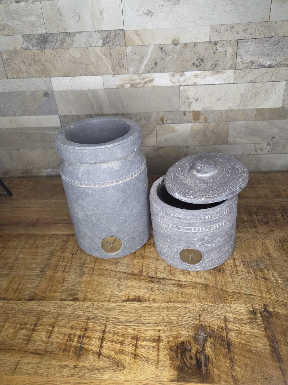 Brynxz Majestic vintage potjes - set van 2, Ophalen