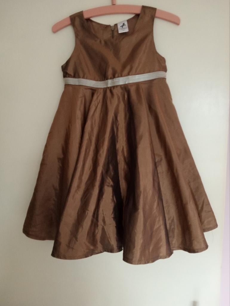 Goudbruin Zomerjurkje maat 104 merk Palomino, Ophalen of Verzenden, Nieuw, Meisje, Jurk of Rok