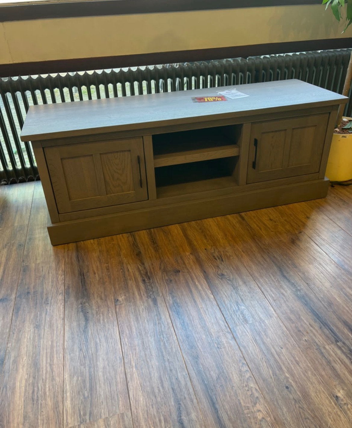 tv dressoir, Ophalen, 150 tot 200 cm, Eikenhout, Nieuw