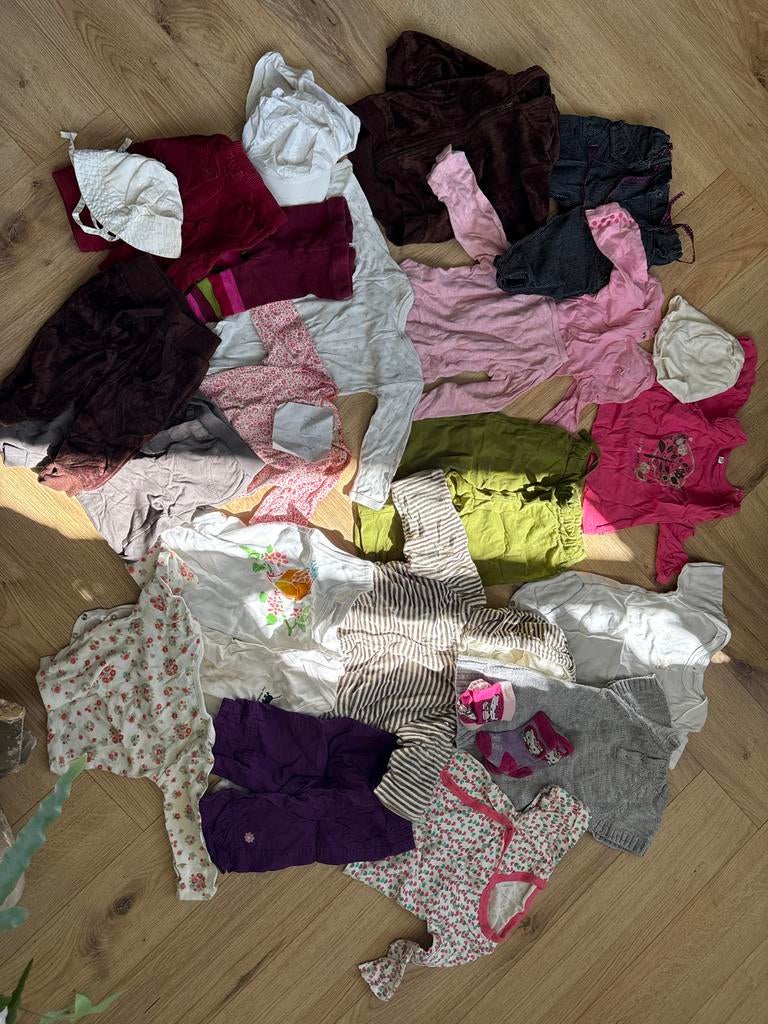 Babykleding pakket maat 62/68, Ophalen of Verzenden, Gebruikt, Maat 62