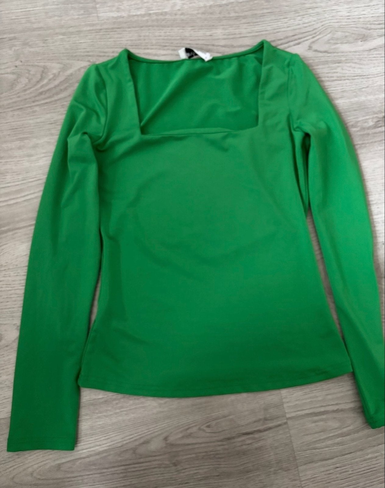 By Swan Groene Top Maat S, Kleding | Dames, Verzenden, Zo goed als nieuw, Lange mouw, Maat 36 (S)