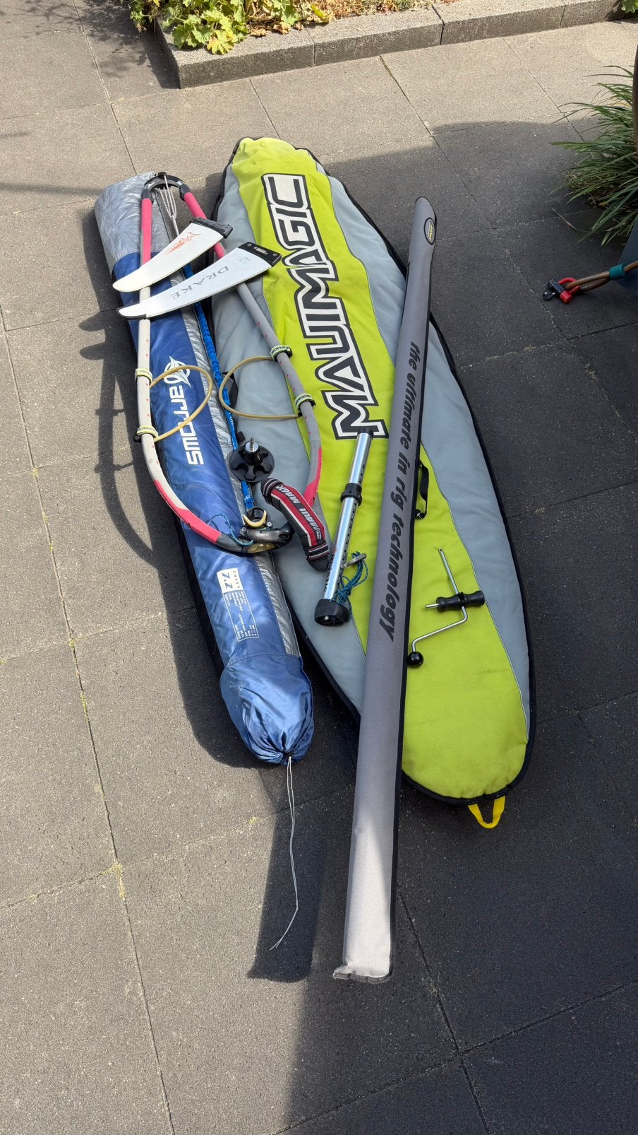 Complete windsurfset - nieuwstaat, Ophalen, Zo goed als nieuw