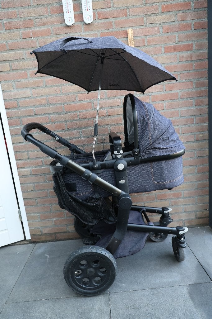 Joolz Day kinderwagen – spijkerstof, Kinderen en Baby's, Ophalen, Kinderwagen, Overige merken, Gebruikt