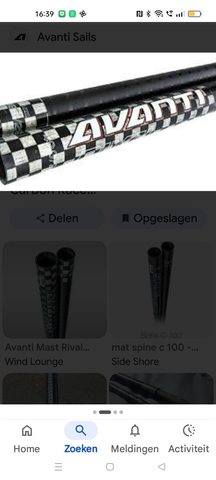 gezocht avanti rival mast 460, Ophalen of Verzenden