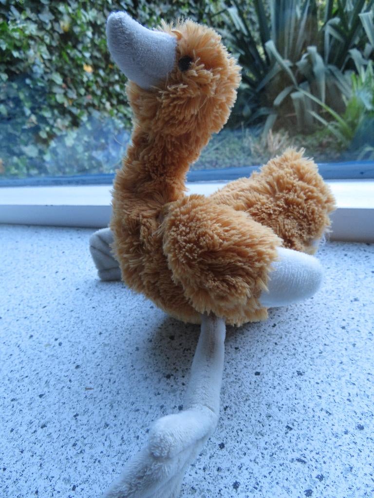 Eend Twine merk Happy Horse meet ca 28 cm totaal, Oranje, Happy Horse, Ophalen of Verzenden, Zo goed als nieuw