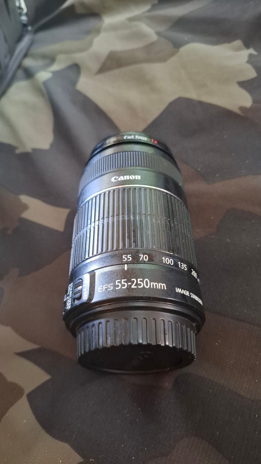Canon EF-S 55-250mm f/4-5.6 IS STM Telelens, Audio, Tv en Foto, Fotografie | Lenzen en Objectieven, Canon, Zo goed als nieuw, Beeldstabilisatie