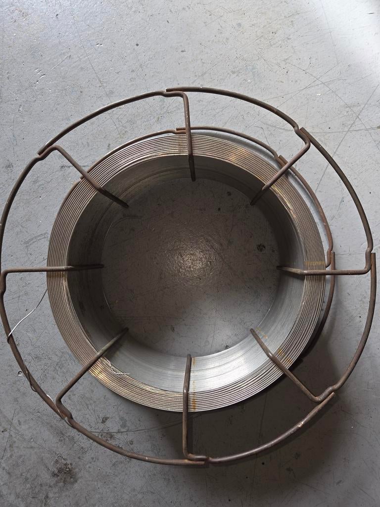 RVS Lasdraad spoel 0,8 mm 6,5 kg MIG/MAG lasdraad, Ophalen of Verzenden, Gebruikt, Co2