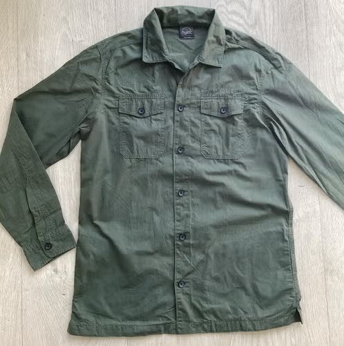 Groen overhemd/ blouse Jack& Jones maat L, Ophalen of Verzenden, Halswijdte 41/42 (L), Gedragen, Groen