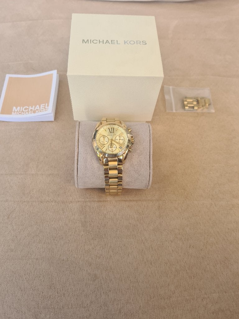 Michael Kors horloge in nw staat incl doos en papieren, Overige merken, Polshorloge, Ophalen of Verzenden, Zo goed als nieuw
