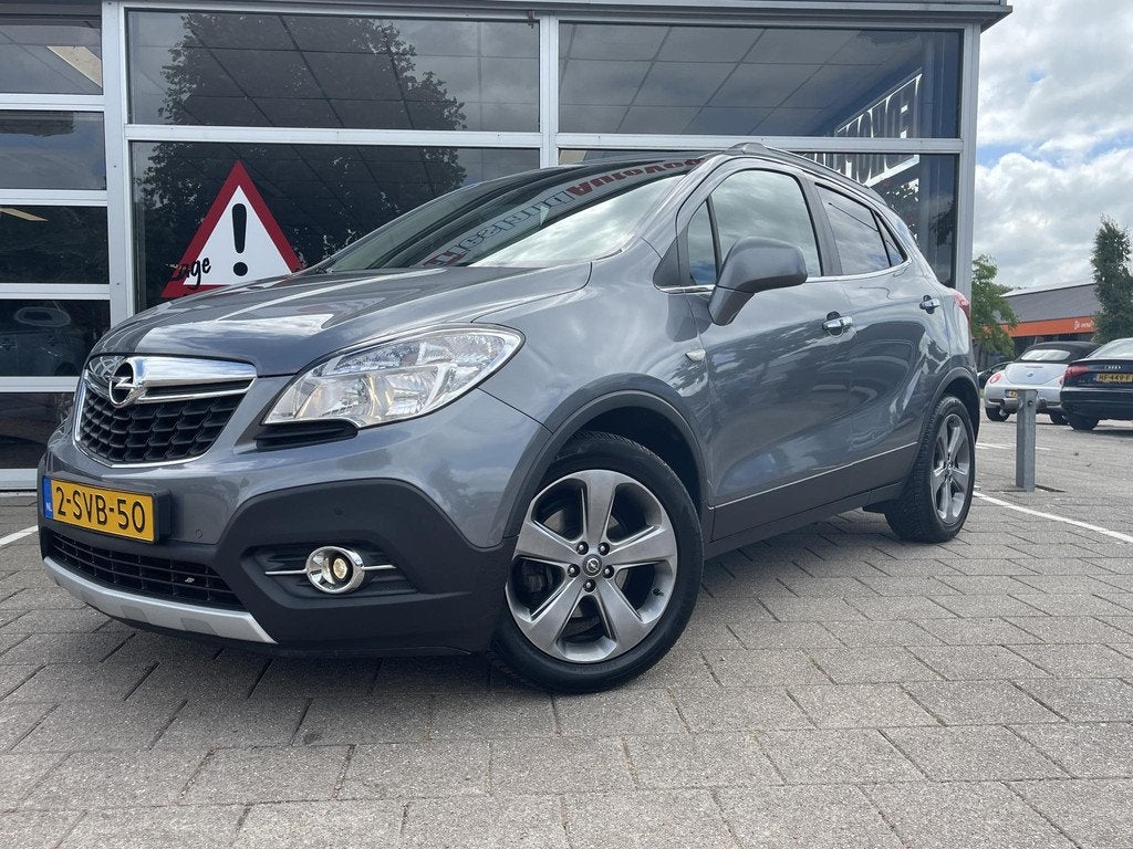Opel Mokka 1.4 T Cosmo /Cruise/Airco/Halflederen sportinteri, Voorwielaandrijving, Stof, Gebruikt, 4 cilinders