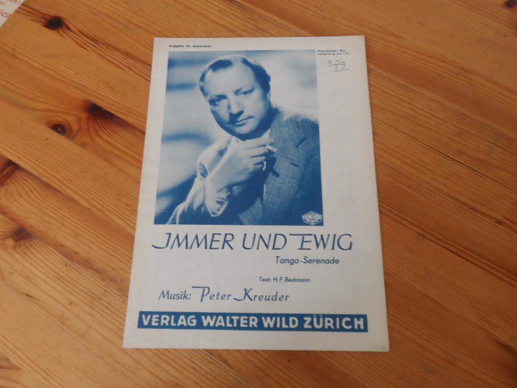 Immer und ewig - kreuder / beckmann / wild, Gebruikt, Gitaar, Ophalen of Verzenden, Artiest of Componist