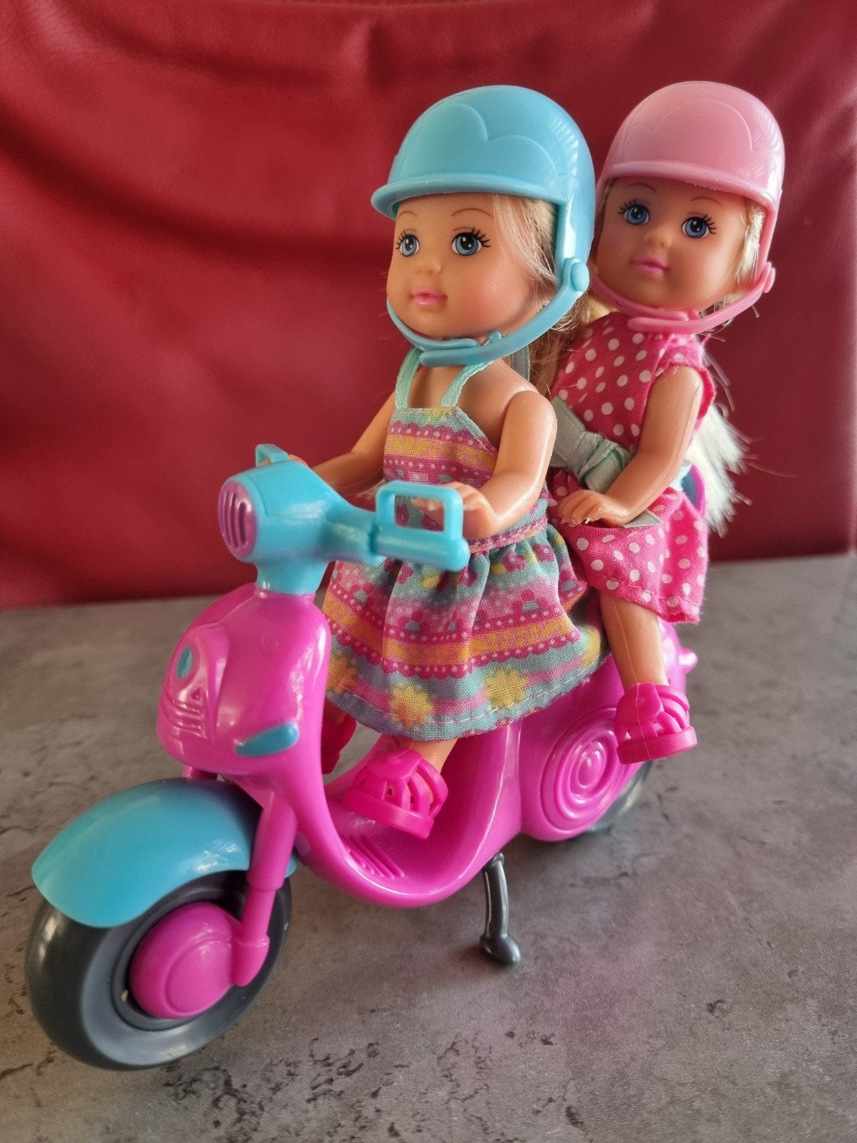 Orig,Simba,Set, STEFFIE/EVI LOVE, SCOOTERFUN, Compl, Inwst!, Ophalen of Verzenden, Zo goed als nieuw, Barbie