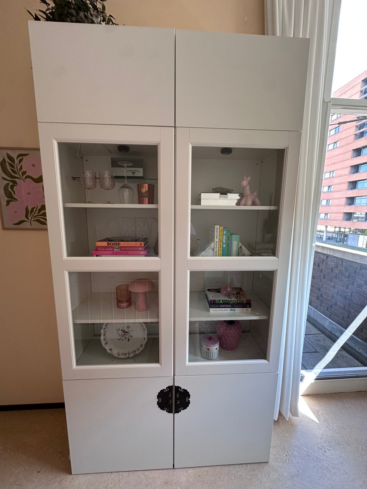 BESTÅ kast wit 120x62x231 (of 193) cm, Huis en Inrichting, Kasten | Vitrinekasten, Gebruikt, 100 tot 150 cm, 100 tot 150 cm, 50 tot 75 cm