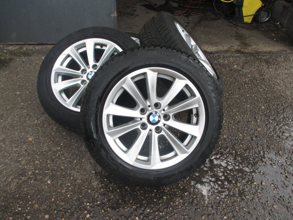 winterbanden met velg  BMW F10 F11, Auto-onderdelen, Ophalen, Gebruikt, Banden en Velgen, 17 inch