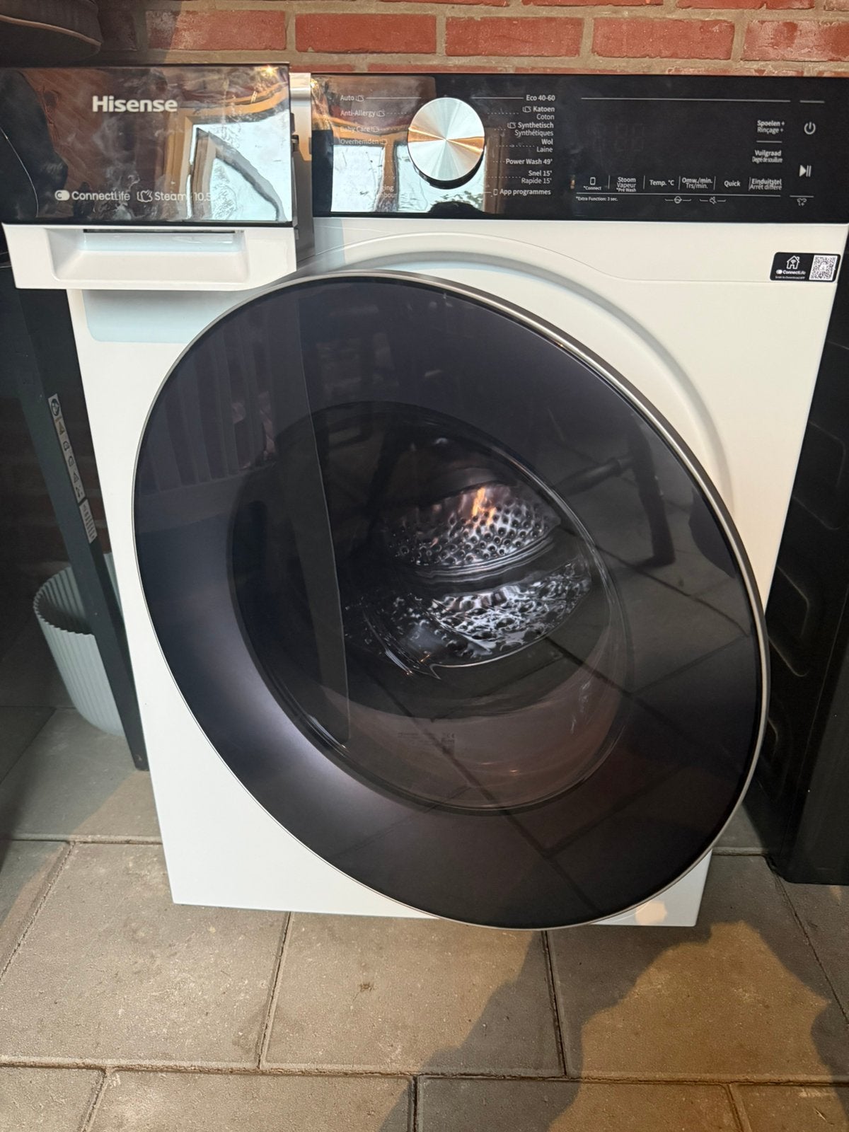 Hisense Wasmachine 10,5 kg – Zo goed als nieuw – ConnectLife, Ophalen, Zo goed als nieuw