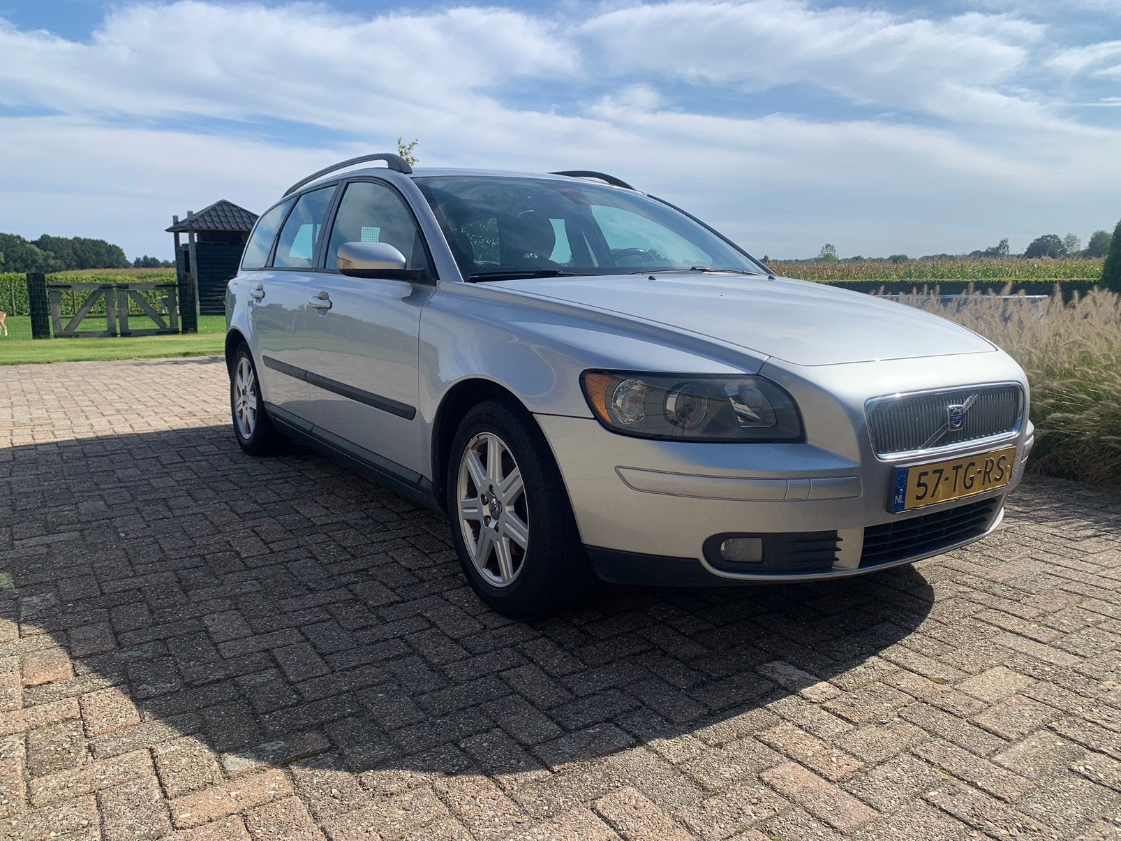 Volvo V50 1.8 | APK 23-6-2027, Auto's, 1281 kg, Zwart, 4 cilinders, Stationwagon