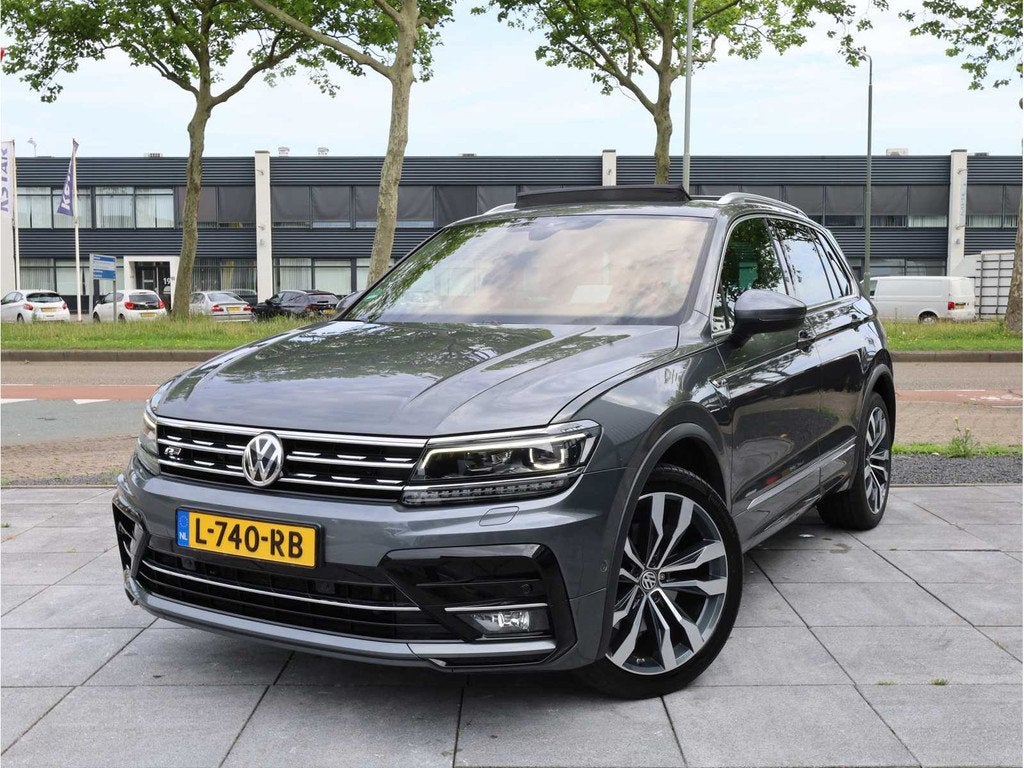 Volkswagen Tiguan 2.0 TSI 4Motion 2X R-Line Automaat 2018, L, Auto's, Automaat, Gebruikt, Euro 6, 4 cilinders