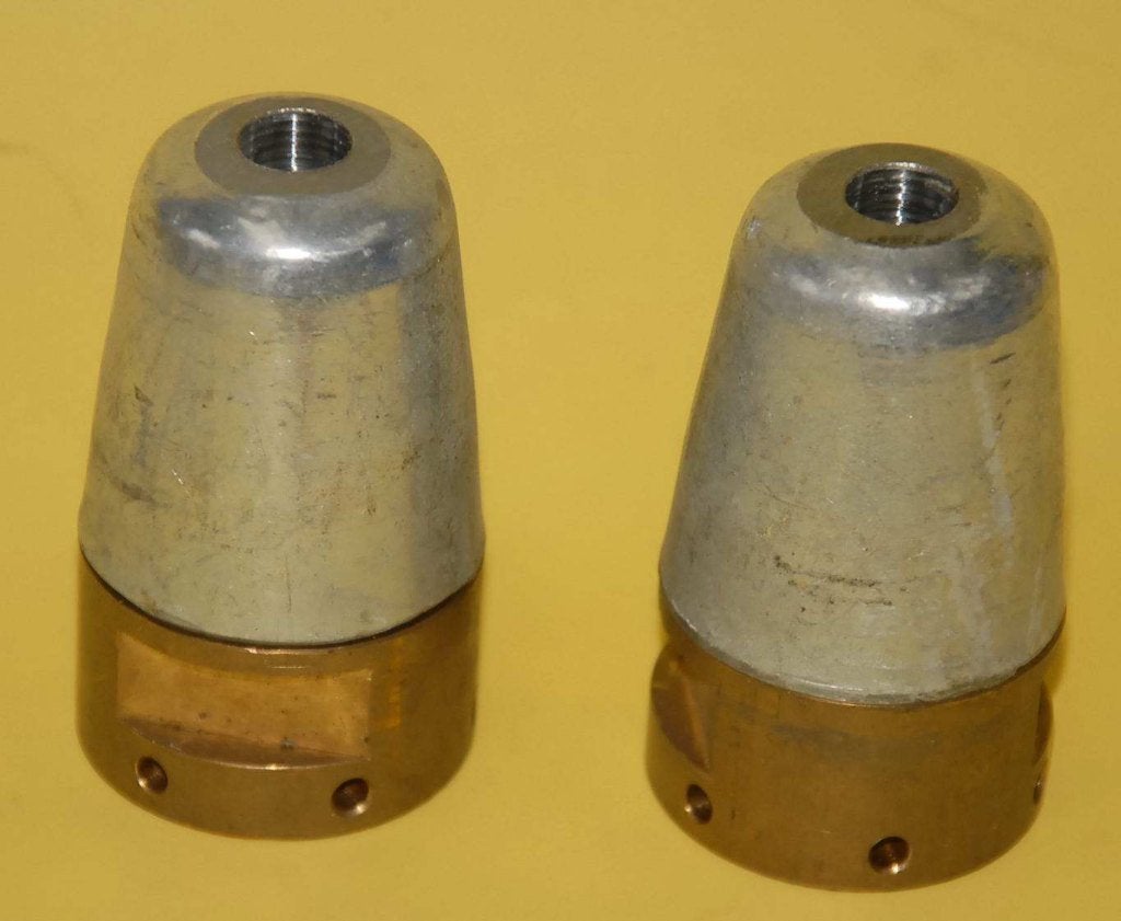 Twee st messing dopmoeren met zinkanode, m24 NIEUW, Ophalen of Verzenden, Nieuw, Overige typen