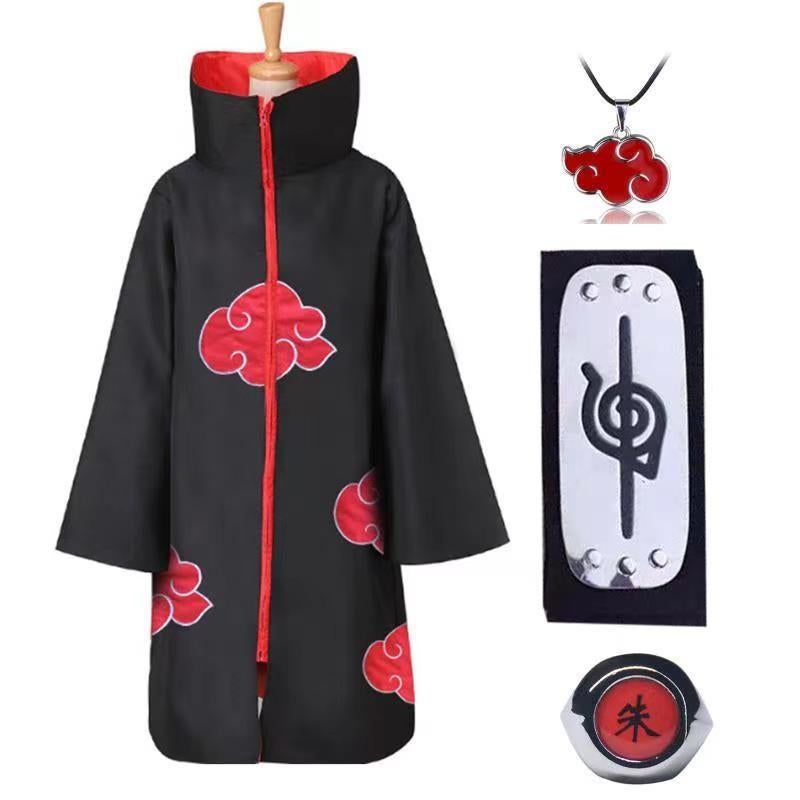 Itachi Mantel Cosplay Verkleedkleding - Akatsuki Naruto, Ophalen of Verzenden, Nieuw, 146 t/m 152, Jongen of Meisje