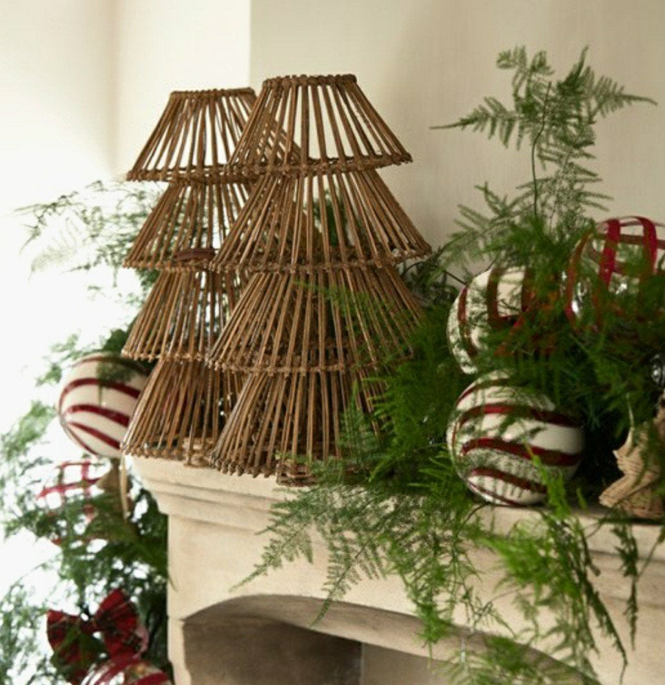 riviera maison rustic rattan christmas tree candle holder50%, Ophalen, Nieuw