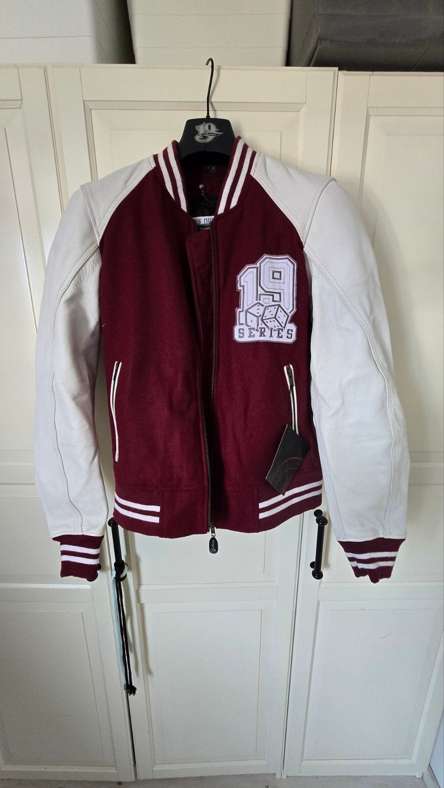 Nieuwe Motorjas Baseball Look Maat 50 met Wintervoering, Ophalen, Nieuw, Maat 48/50 (M), Zwart