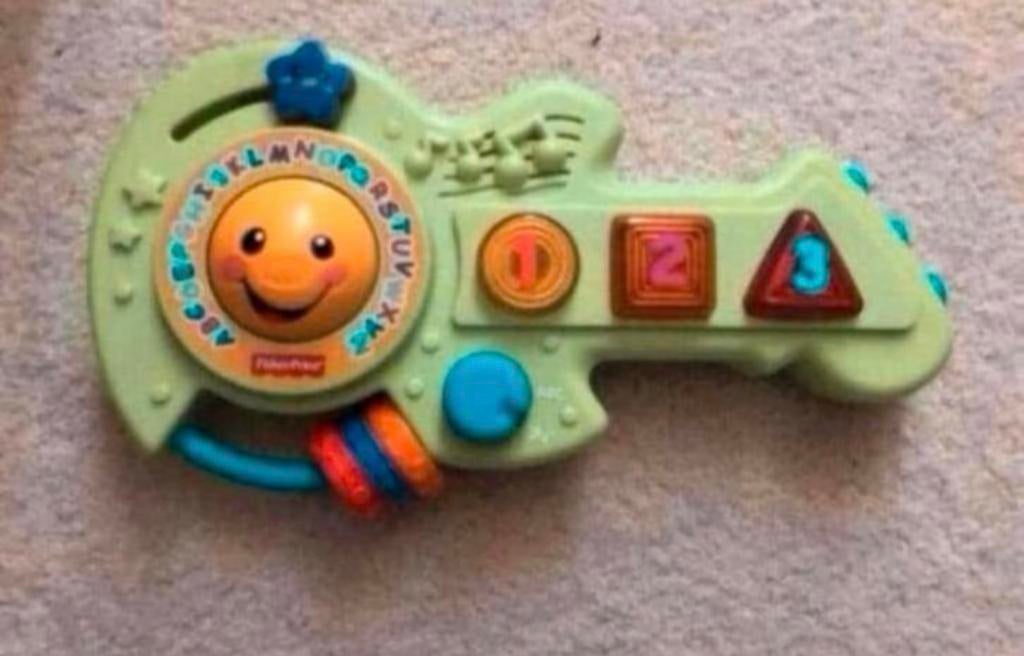 Fisher-Price gitaar met muziek, Ophalen of Verzenden, Zo goed als nieuw