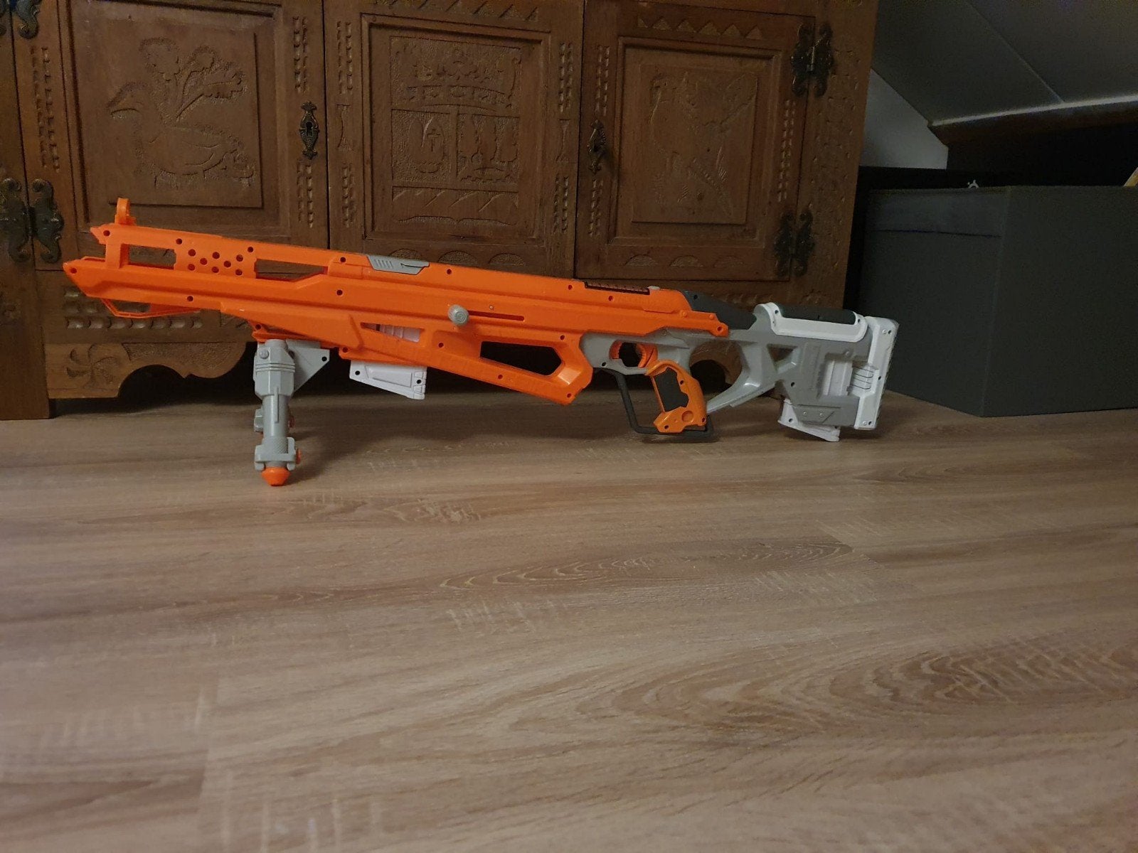 Nerf sniper met verzwaarde veer en magazijn, Ophalen of Verzenden