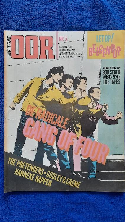 OOR 5-1980 Belgenpop Gang of Four Pretenders Godley & Creme, Ophalen of Verzenden, Zo goed als nieuw, Muziek, Film of Tv