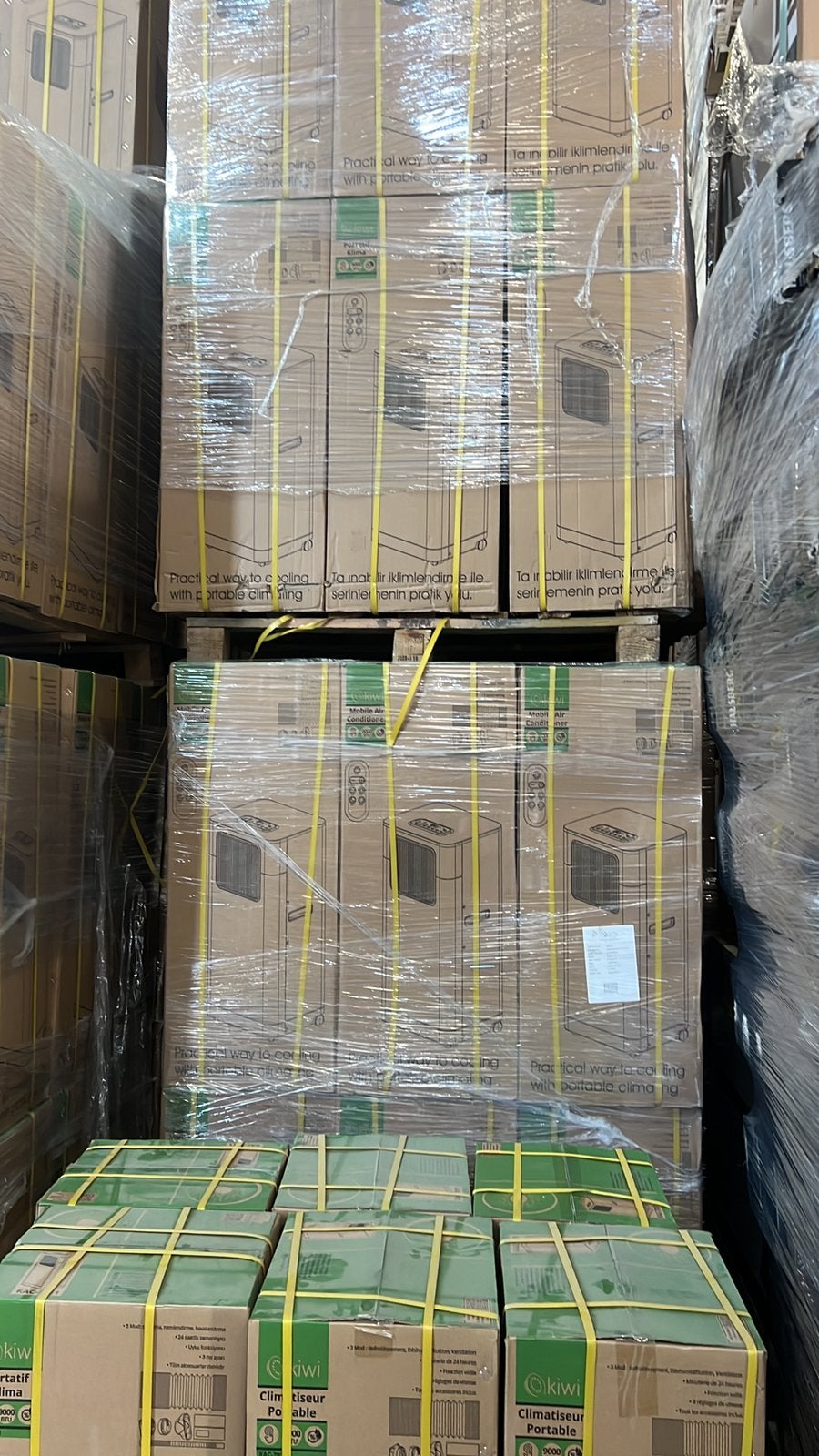 Mobiele airco 9000 btu, Ophalen, Mobiele airco, 60 tot 100 m³, 3 snelheden of meer