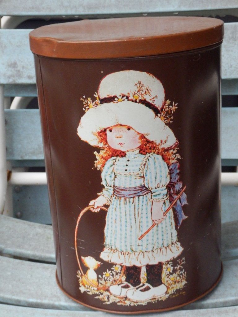 Heel groot blik Holly Hobbie, Ophalen of Verzenden, Gebruikt, Overige, Overige merken