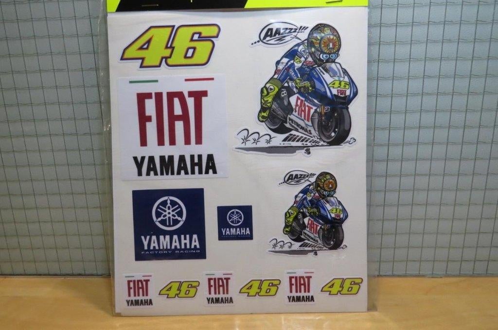 Valentino Rossi 2026 Yamaha dual Heritage stickerset, Ophalen of Verzenden, VR46 Racing A-parel S.R.L., Commerciale@vr46racing.com