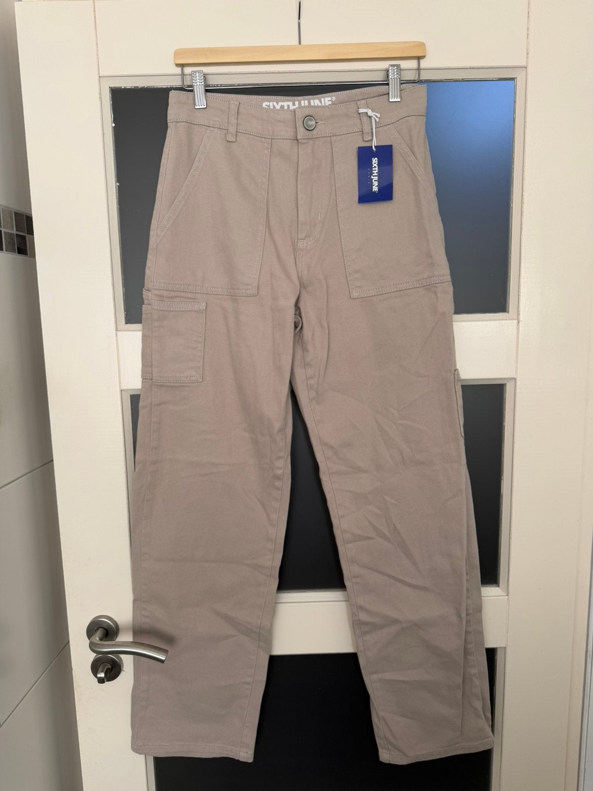 jeans, Sixth June, Maat 38/40 (M), Verzenden, Beige, Nieuw