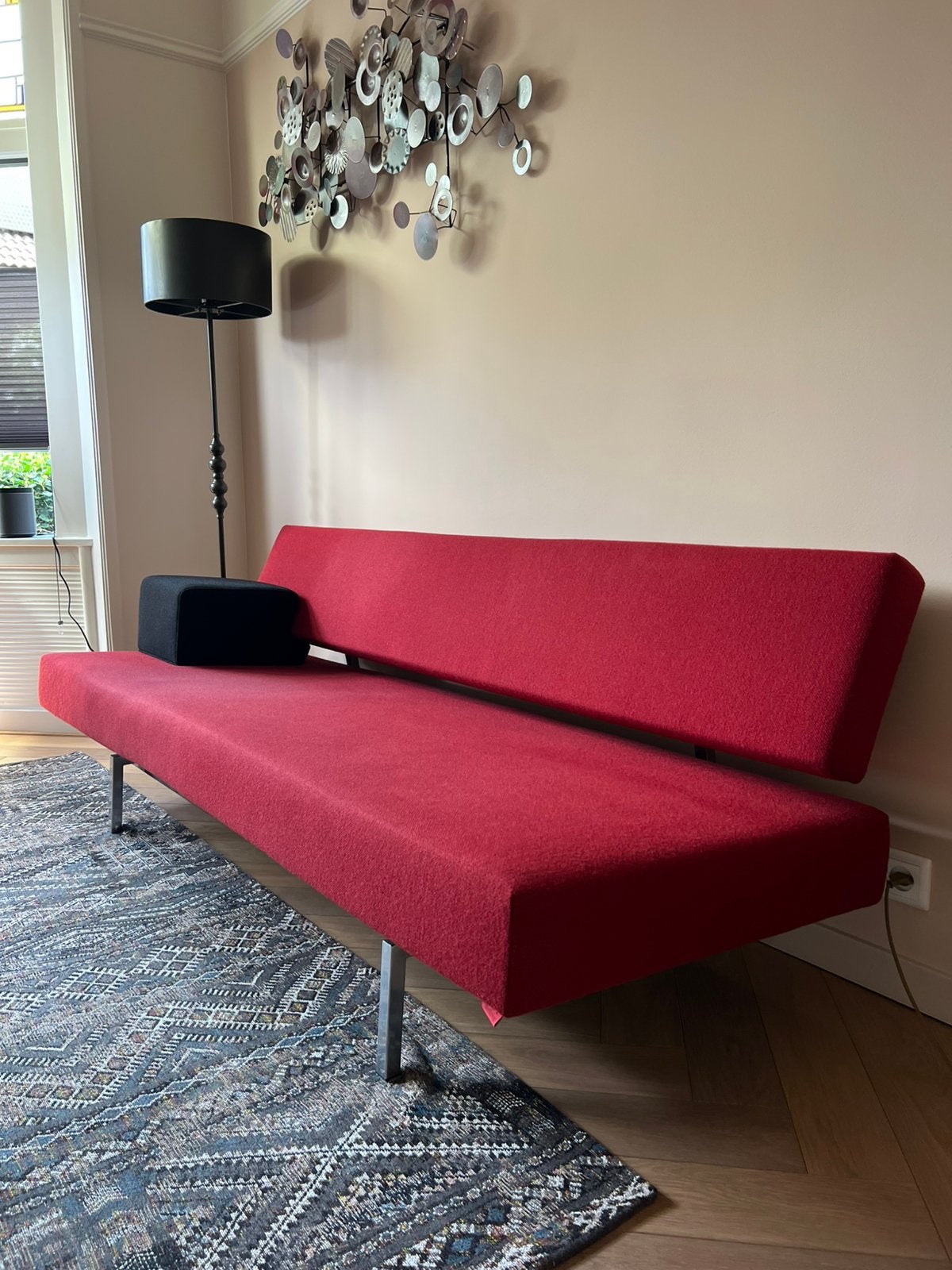 Martin-Visser design (slaap)bank, Huis en Inrichting, Minder dan 75 cm, 150 tot 200 cm, Ophalen of Verzenden, Zo goed als nieuw