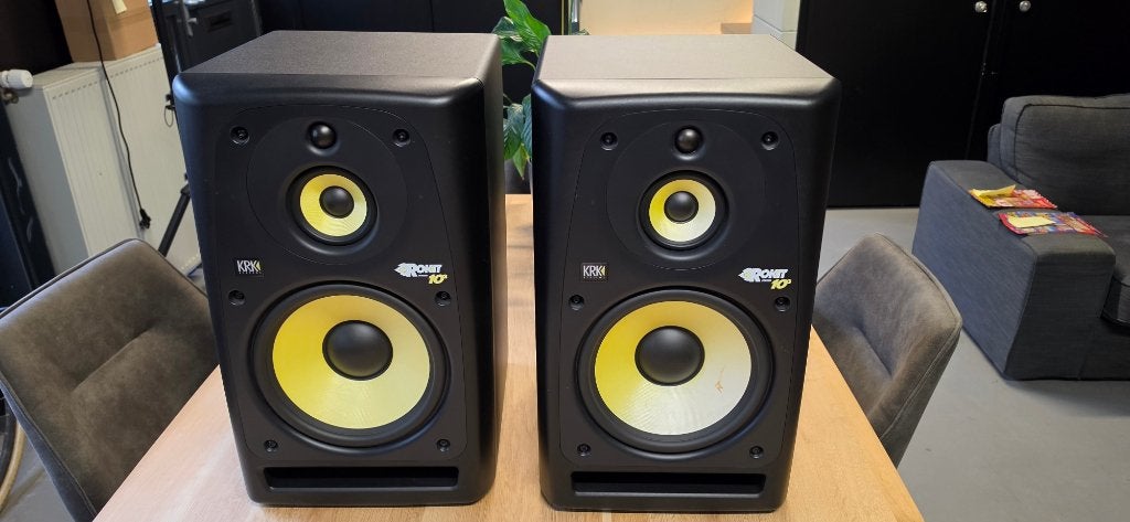 krk Rokit 10-3 studio monitoren, Audio, Tv en Foto, Luidsprekers, Ophalen, Studiomonitor, 120 tot 150 watt, Zo goed als nieuw