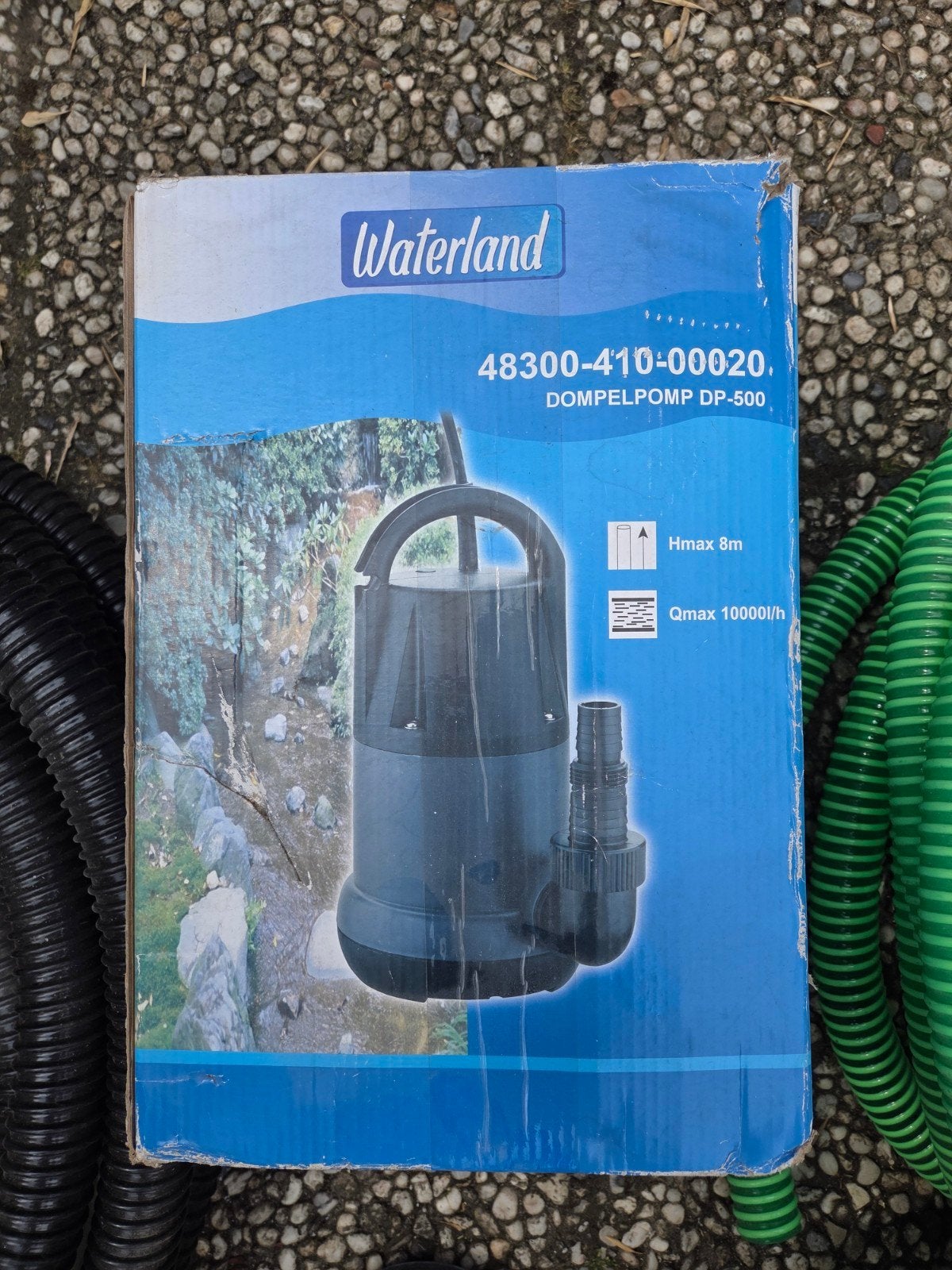 Waterland Dompelpomp DP-500 met slangen, Ophalen, Nieuw, Elektrisch, Dompelpomp