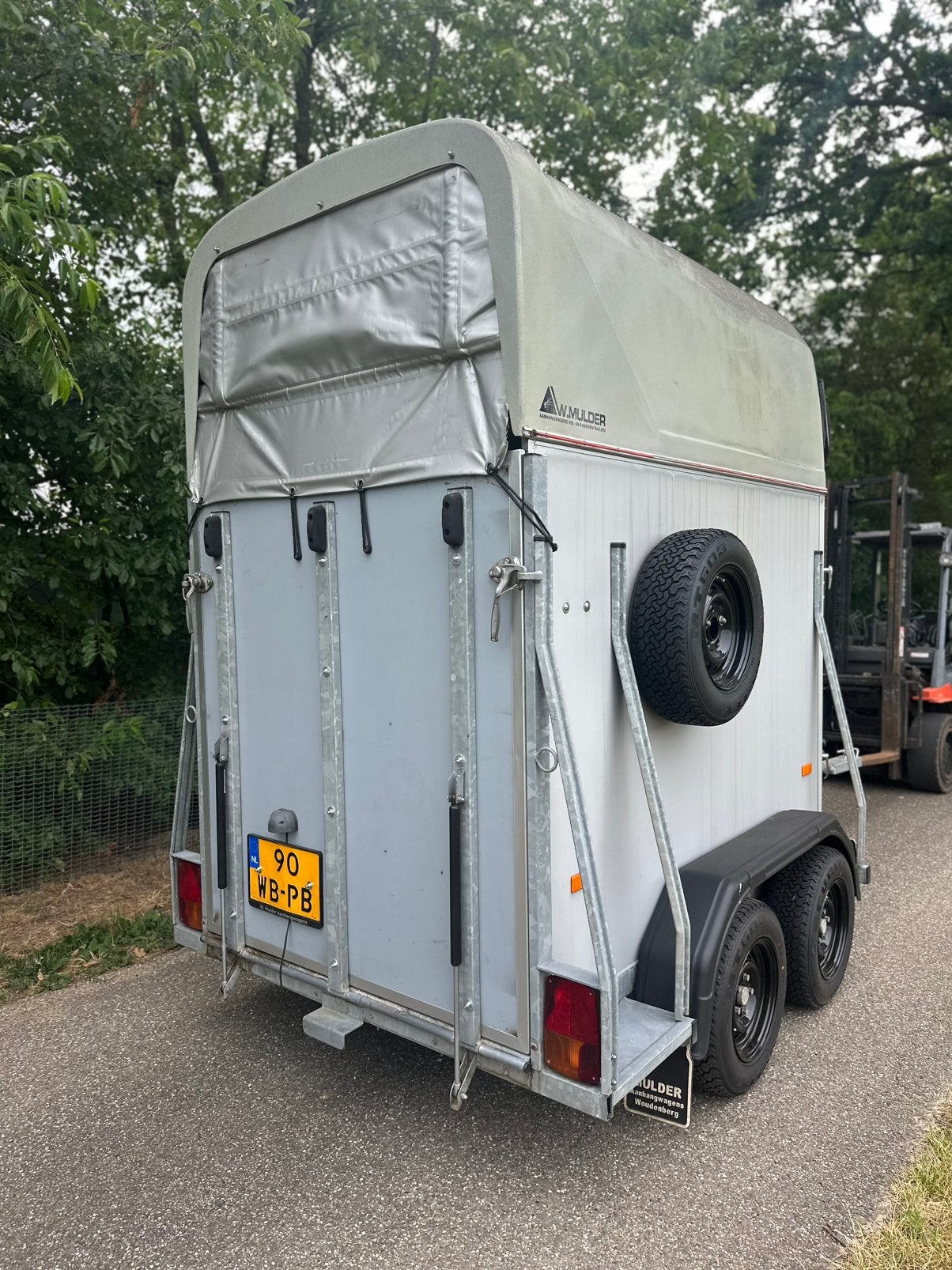 Henra  paardentrailer !!! Aluminium vloer !!!, Ophalen of Verzenden, Zo goed als nieuw, Aluminium, 2-paards trailer