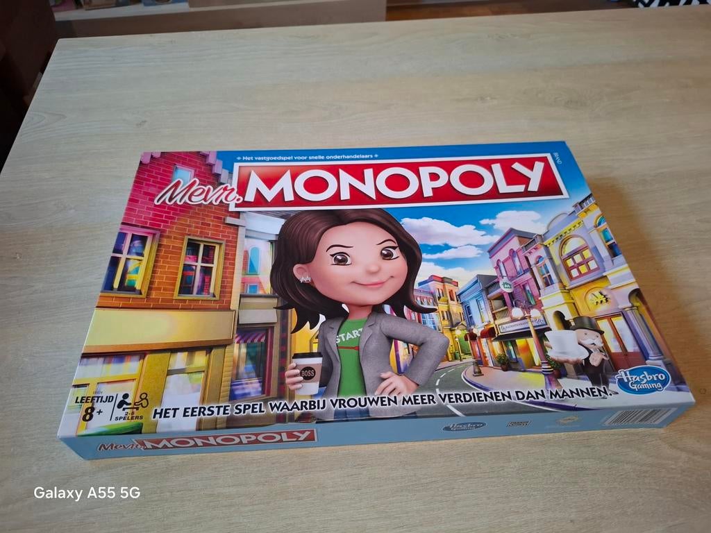 Mevr. Monopoly Bordspel - Het spel voor gelijke kansen, Hobby en Vrije tijd, Gezelschapsspellen | Bordspellen, Ophalen of Verzenden