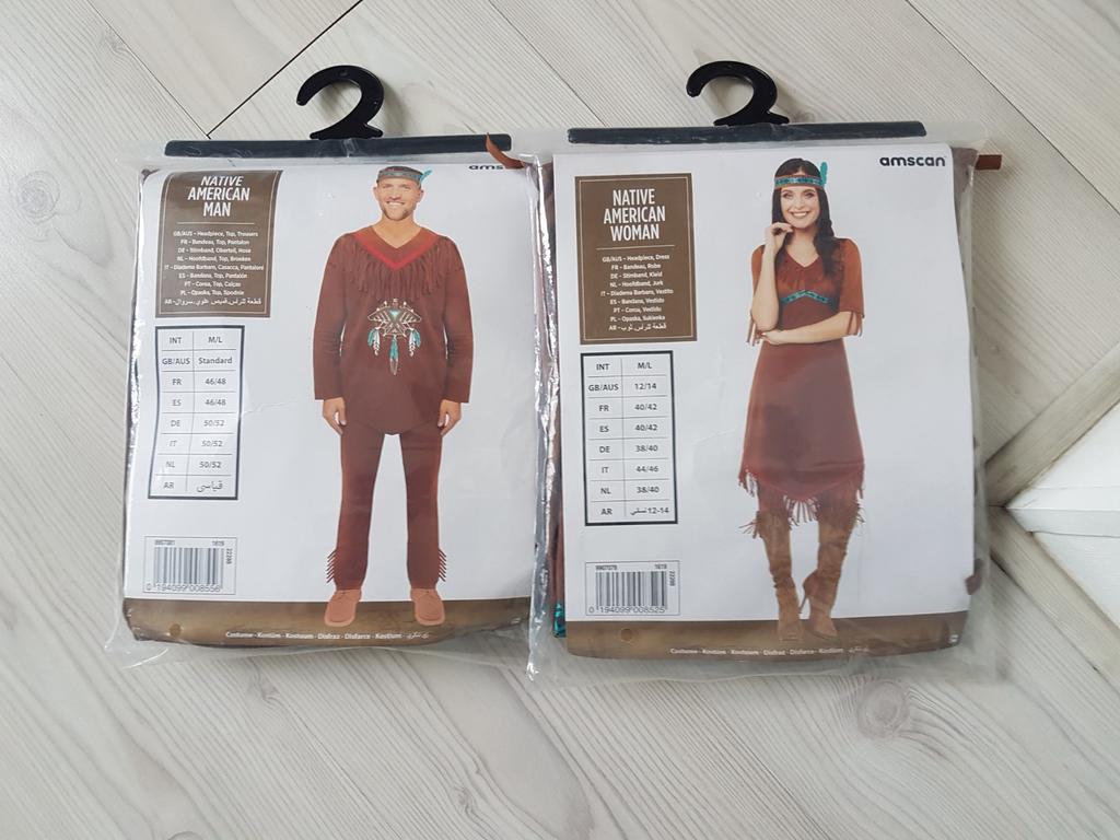 Indianen kostuum in size medium/large, Ophalen of Verzenden, Nieuw