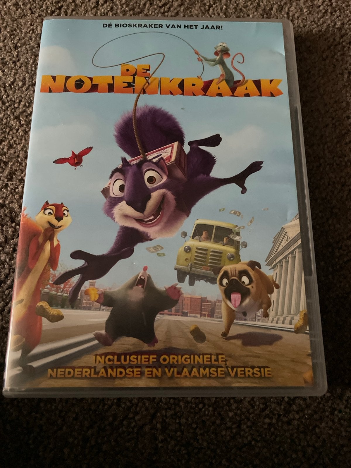 De Notenkraak - DVD (Inclusief NL & Vlaamse versie), Inclusief DVD, Animatie, Alle leeftijden, Zo goed als nieuw