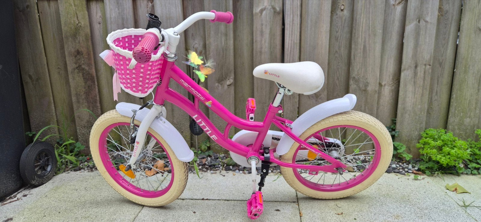 Roze kinderfiets 16 inch -, Ophalen, Gebruikt, 16 tot 20 inch