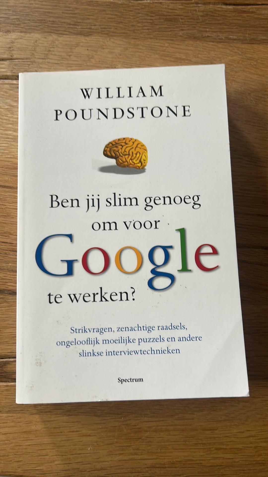 Ben jij slim genoeg om voor Google te werken?, Ophalen of Verzenden, Zo goed als nieuw, William Poundstone