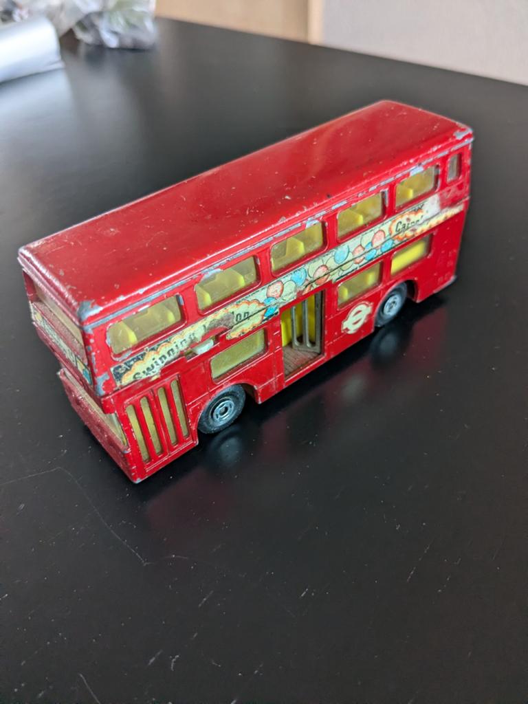 Vintage Matchbox London Bus (Swinging London), Ophalen of Verzenden, Gebruikt