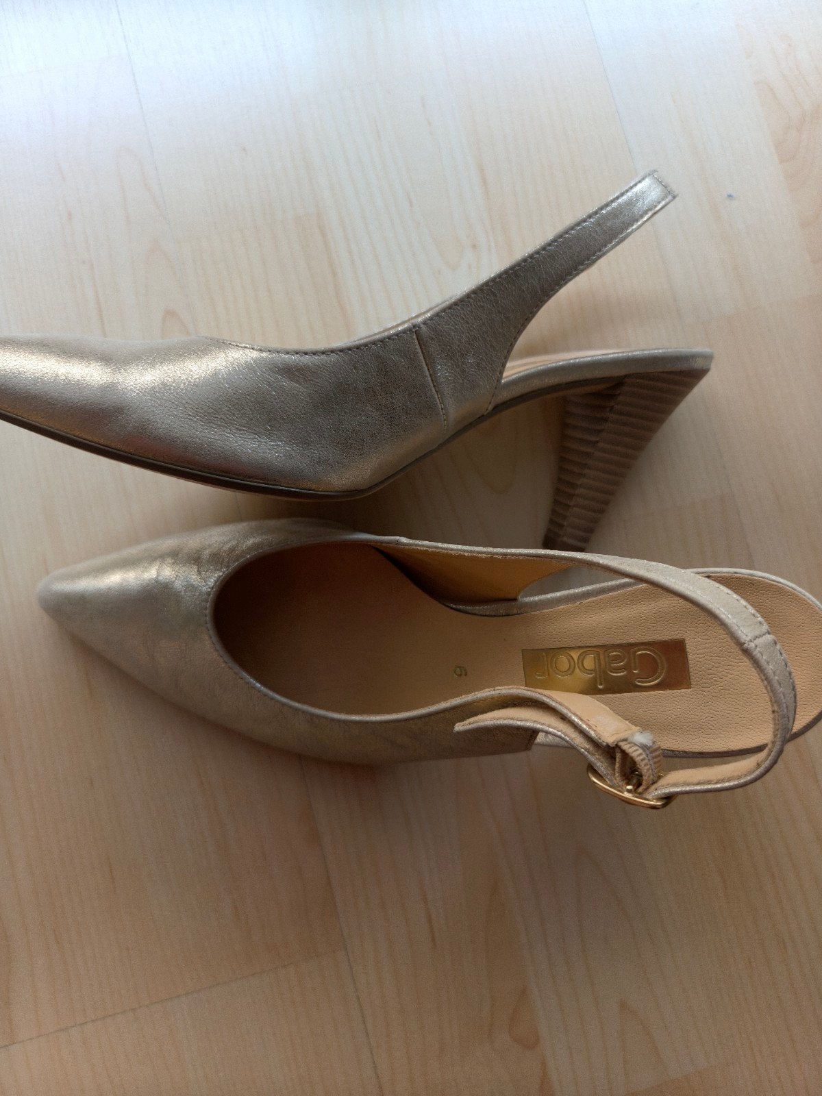 Gabor Slingback Pumps zilver kleurig, Pumps, Overige kleuren, Gabor, Ophalen of Verzenden